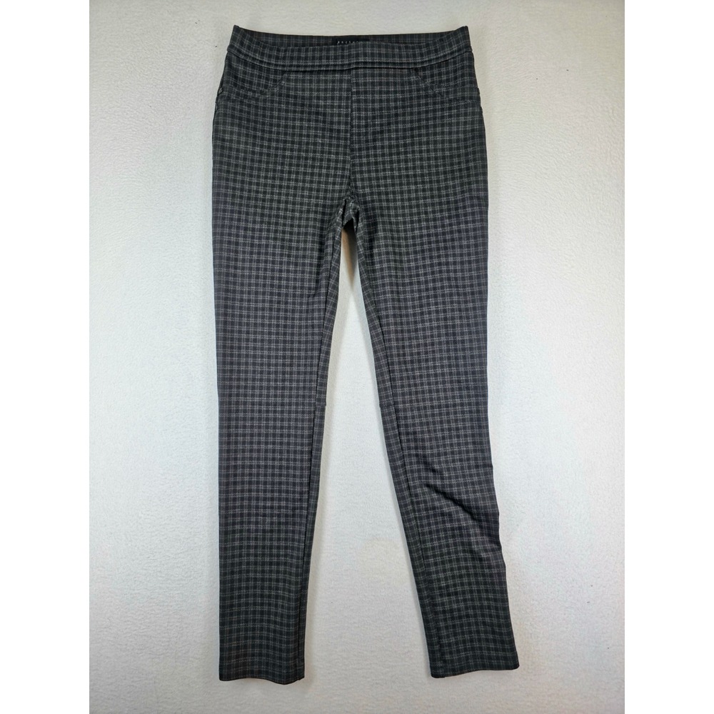 Sanctuary Grey Black Plaid Pull On Leggings Pants XP108T0409 Womens Small